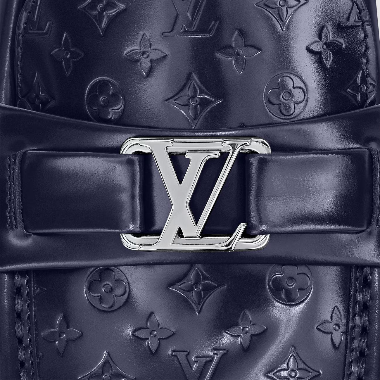 Giày Louis Vuitton LườI Major Nam Xanh Marine